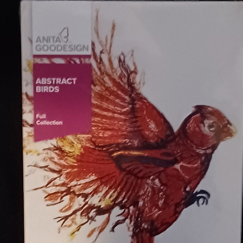 Machine Embroidery Design - Abstract Birds